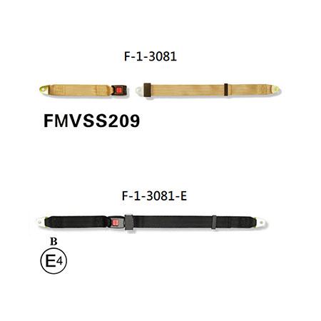 Cinturón De Seguridad De Dos Puntos - F-1-3081 / F-1-3081-E